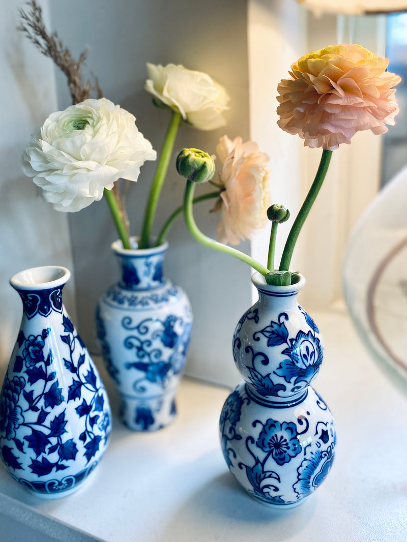 Delightful Dutch Delft Vases (Single or Set)