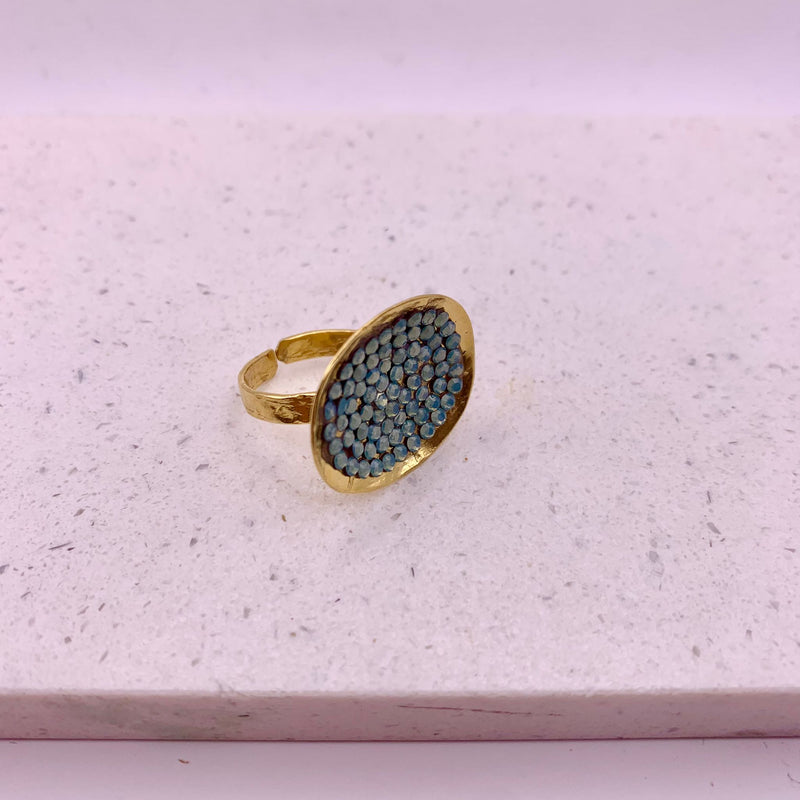 Bronze / Crystal - Statement Rings