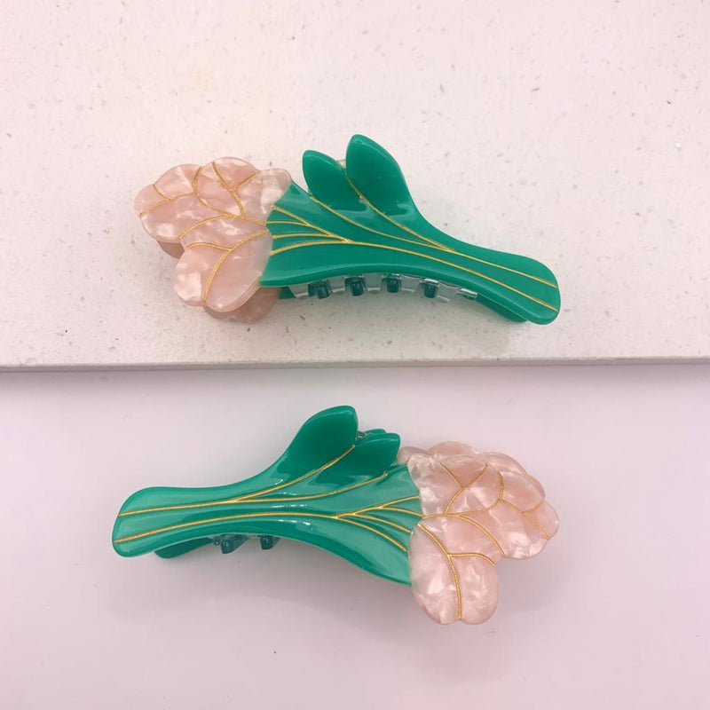 Flower hair Claw Clip