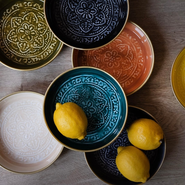 Enamel Bowl (Blues)