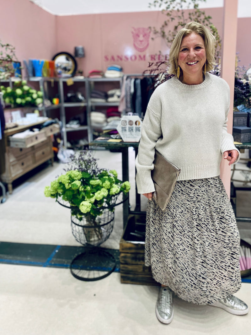 Levete Room Perle Wool Jumper - Cream
