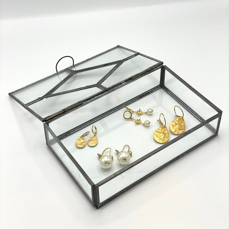 Hammered Teardrop Earrings
