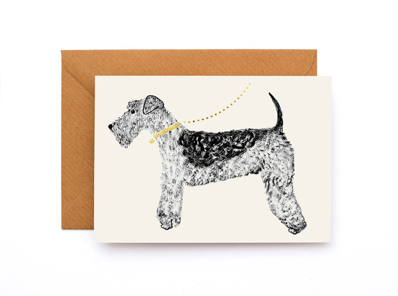 Airdale Terrier Card