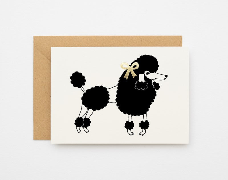 Poodle Card