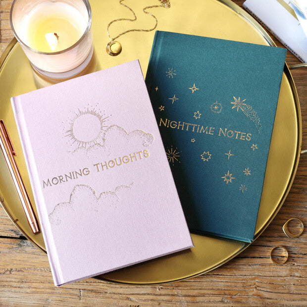 Two Way 'Morning and Night' Notebook - Pink