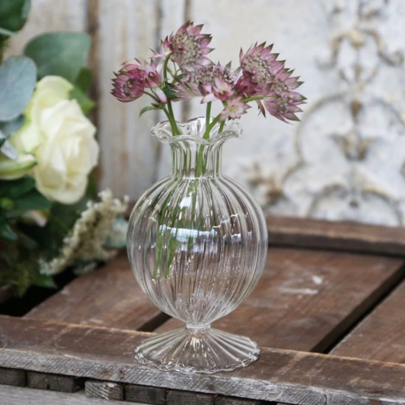 Glass Shaped Bud Vase
