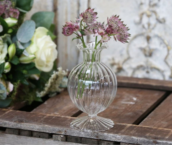 Glass Shaped Bud Vase (Large)